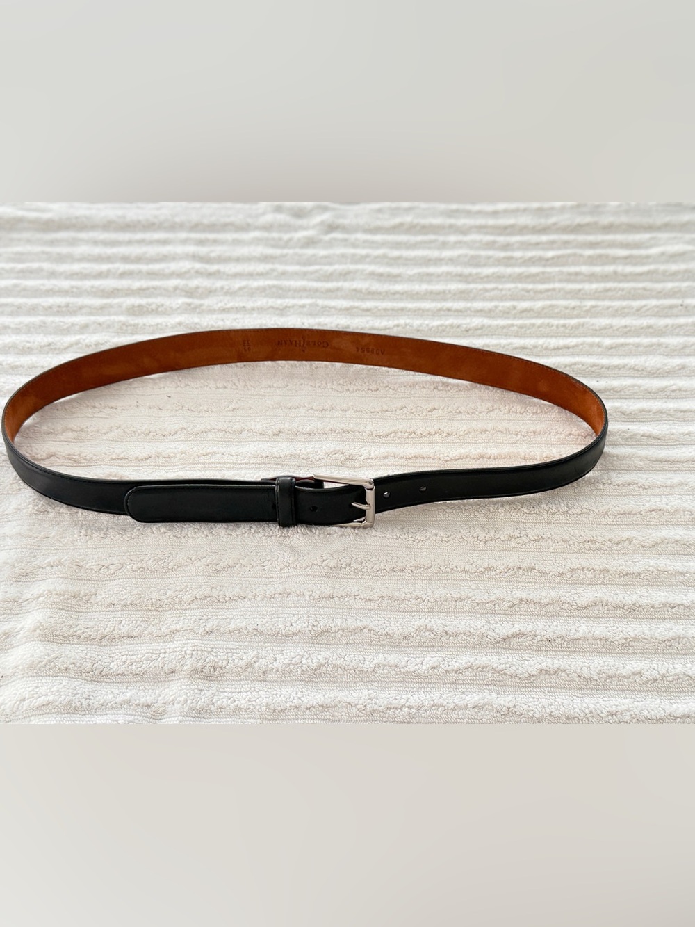 Cole Haan Men’s Black Leather Men's Belt - 38